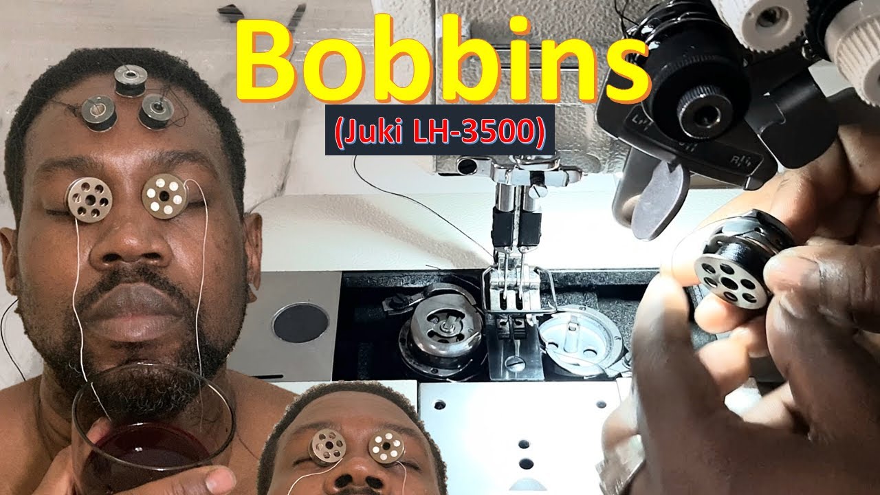 How To Remove/Insert/Thread Bobbin (Juki LH-3588, LH-3528, LH-3568, LH-3578)