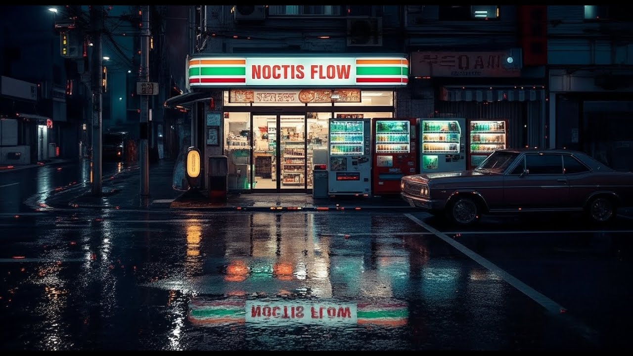 Berlin After Midnight 🌙 Lofi Sleep Mix with Rain Ambience For Relaxing,.
