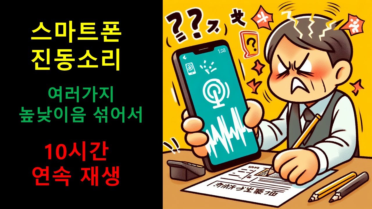 층간소음 복수 혈전,스마트폰 진동 소리, 핸드폰 진동소리,머리 아픈 소리,ASMR,(the vibration of a smartphone)