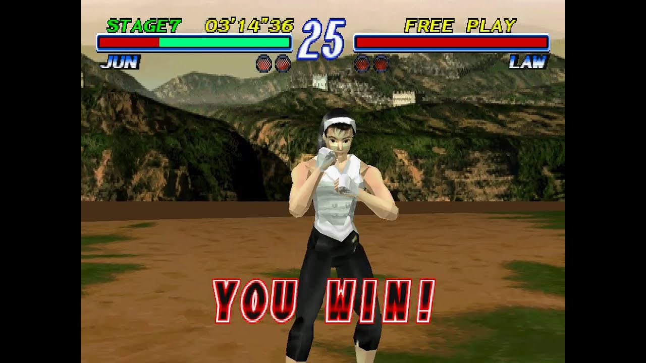 Tekken 2 Jun Kazama arcade mode