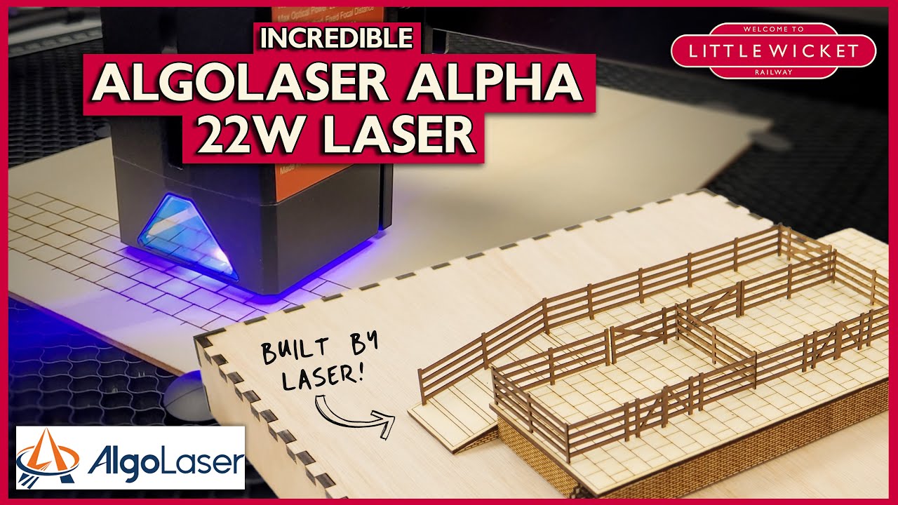 Incredible for Railway Modelling | 💥 AlgoLaser Alpha 22W Laser 💥
