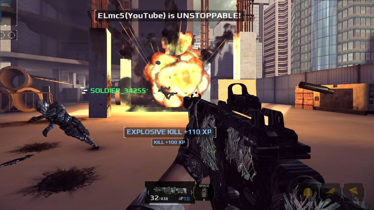 Modern Combat 5 Different loadouts gameplay, cheaters include. Cores at the end of the video