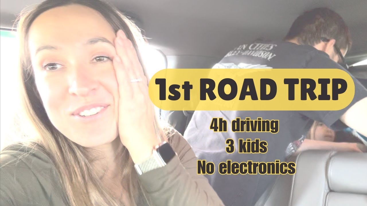 HOW KIDS BEHAVED 4H DRIVING - NO ELECTRONICS | 1ST ROAD TRIP | FAMILY OF 5.