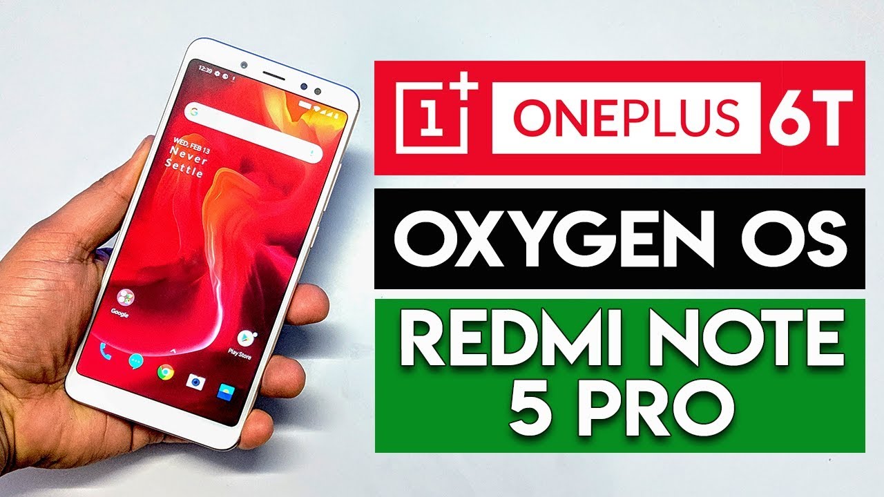 ONEPLUS 6T OXYGEN OS for REDMI NOTE 5 PRO | ANDROID PIE