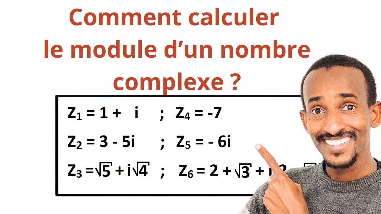 Calcul de module de nombre complexe 