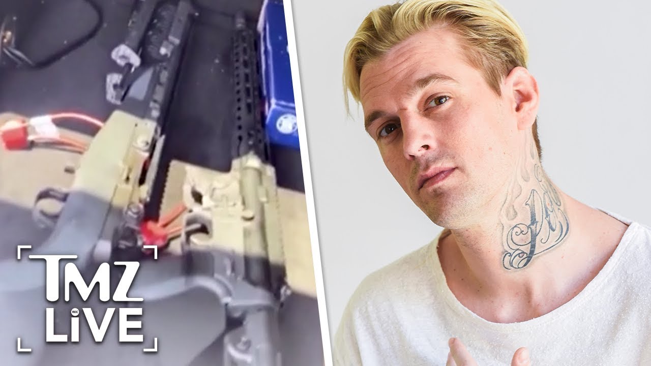 Aaron Carter Gives Up His Assault Weapons | TMZ Live
