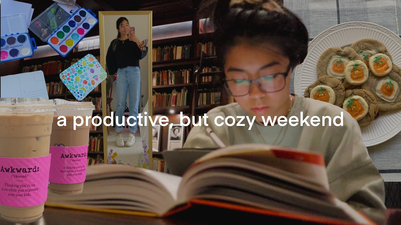A productive, but cozy weekend in college (fall edition)