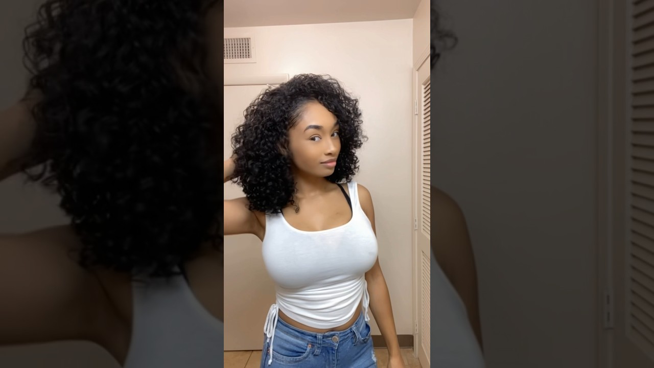 Outre converti cap beach babe | wash and go half wig #outre #hair #natural #review #beauty #reels