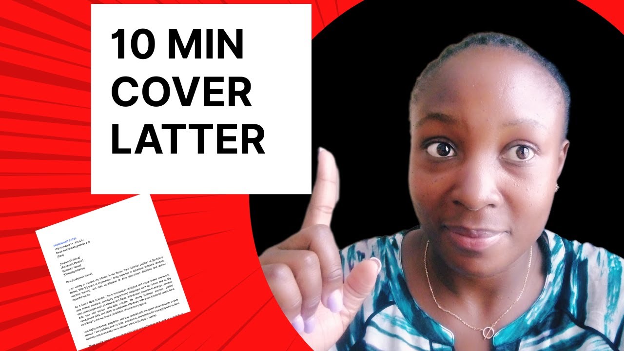 How To Write a Cover Latter in 10 Minutes (Step-by-Step). 