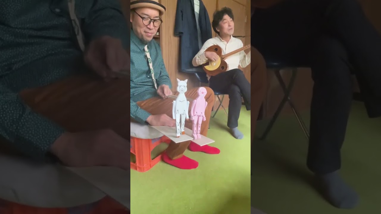 🏃‍♂️🏃‍♀️ハダカデバネズミとアルパカ🦙のリンバージャックとモンゴルの楽器🇲🇳ドシプルールを弾く嵯峨治彦さんで『Blue moon』🌛✨