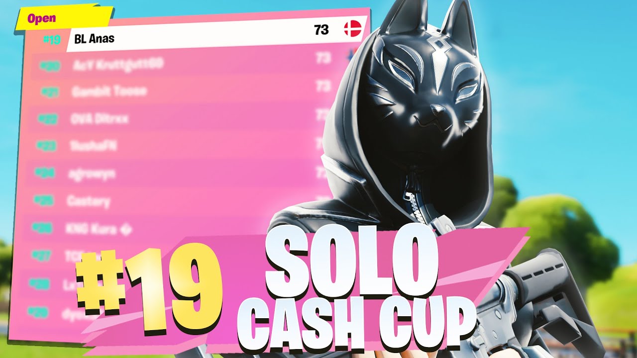How to place GOOD in Solo Cash Cup (19th) | Anas