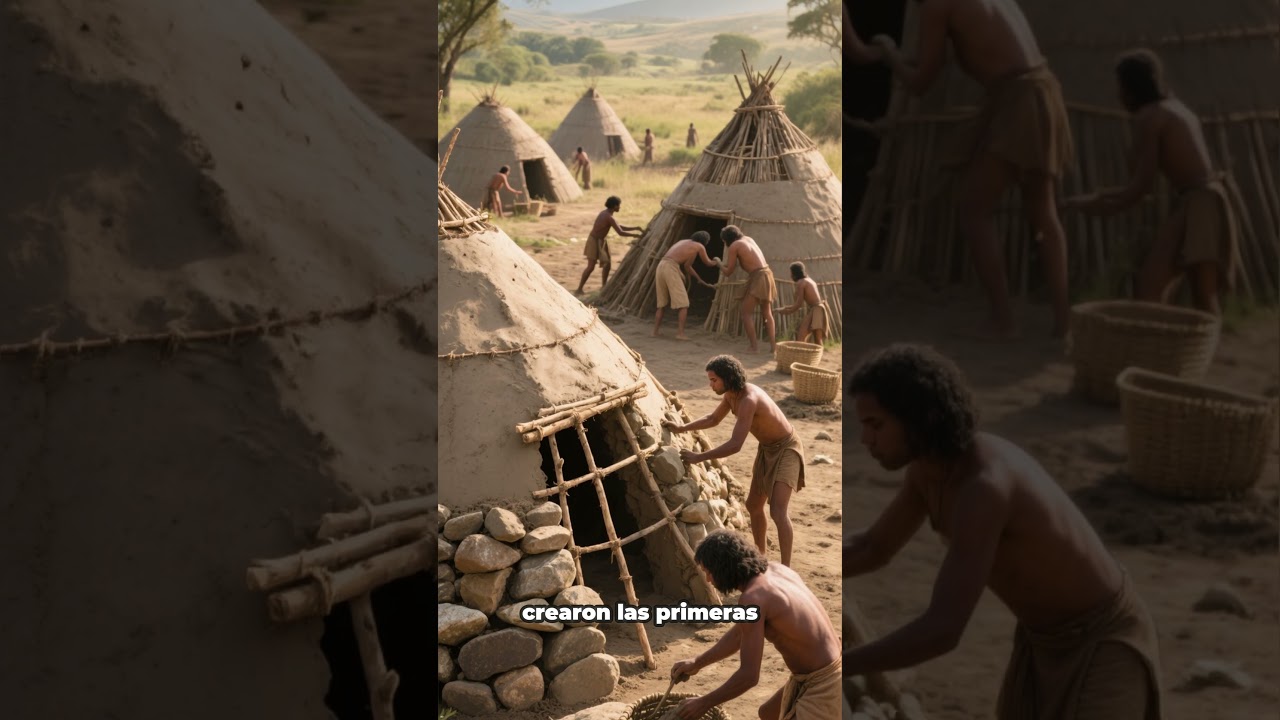 Primeras aldeas permanentes  #prehistoria #shortseducativos #curiosidadeshistoricas #shorts