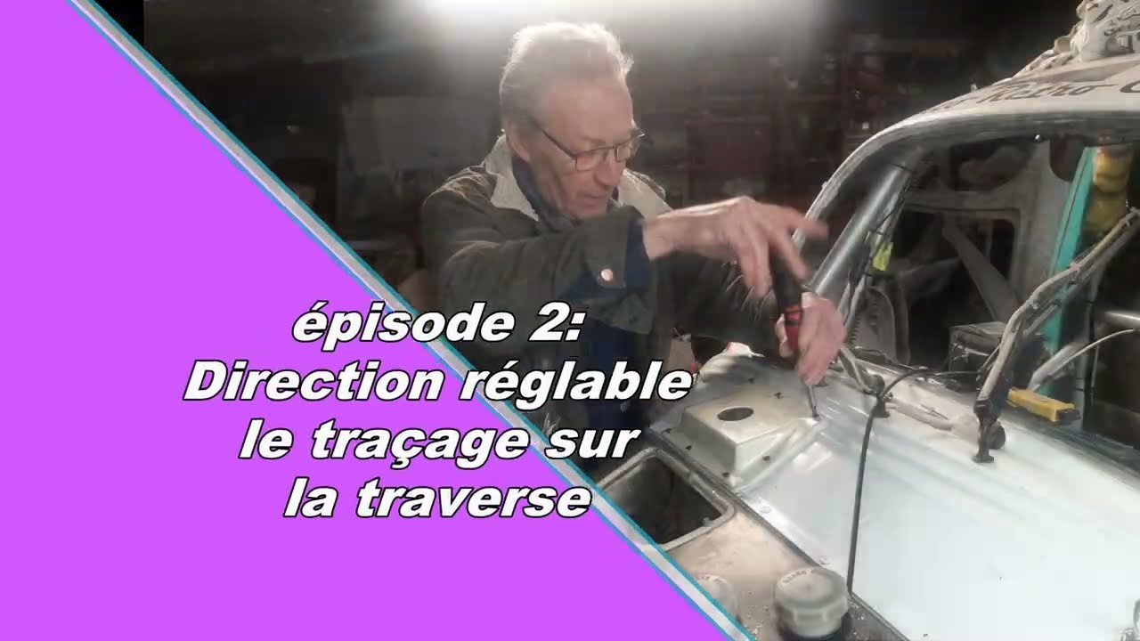tuto Simca rallye, CG,1200S, groupe F direction réglable du kit SRT épisode 2