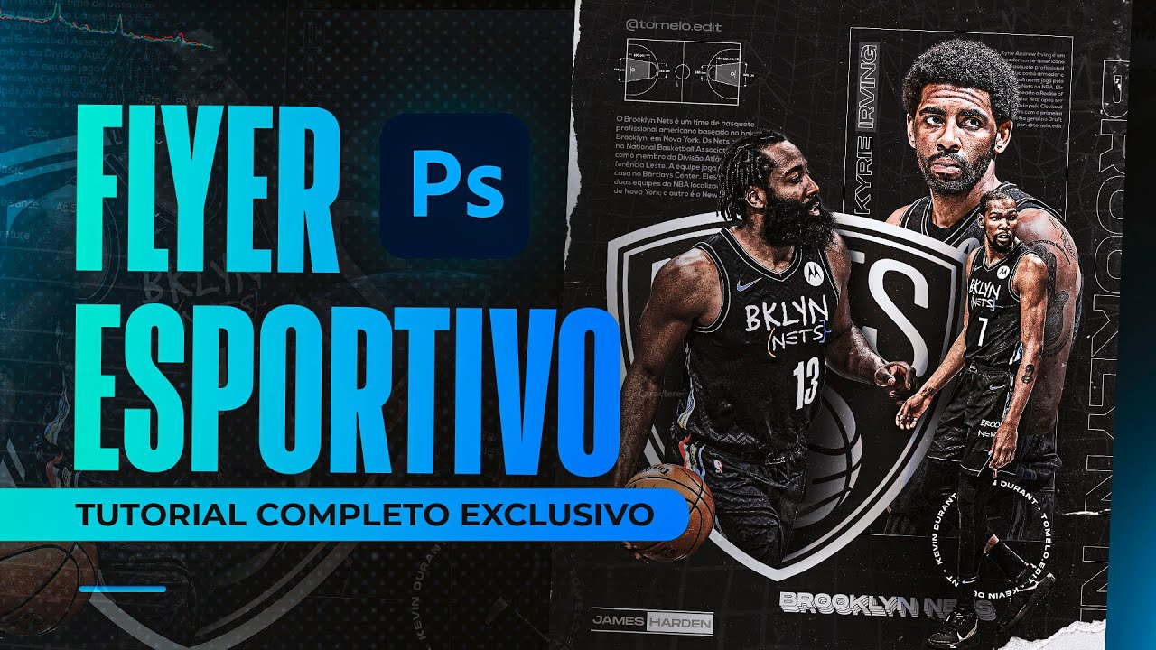 Criando um FLYER ESPORTIVO DO ZERO no Photoshop [PASSO A PASSO ATUALIZADO 2023]