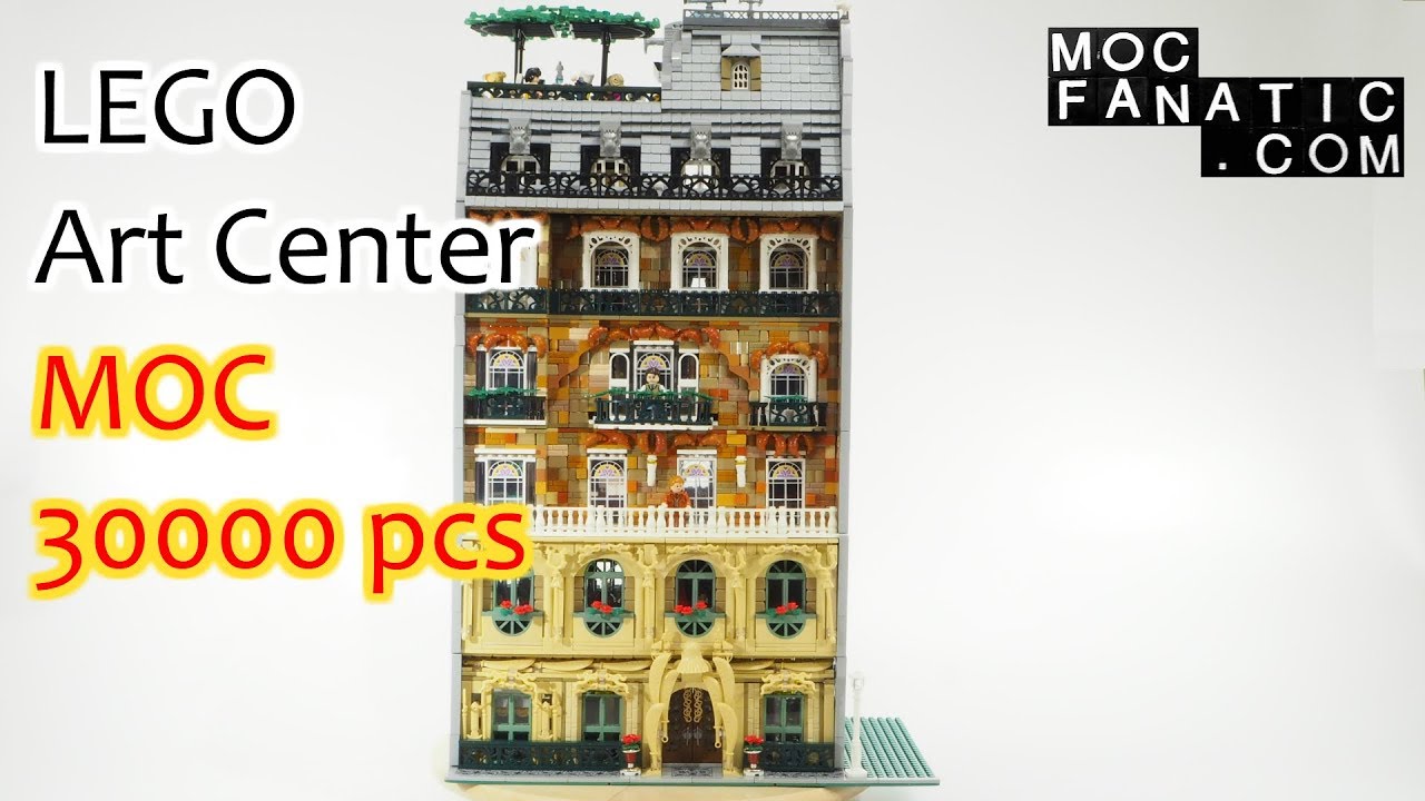 LEGO Art Center Custom Modular Building MOC 30000 pcs