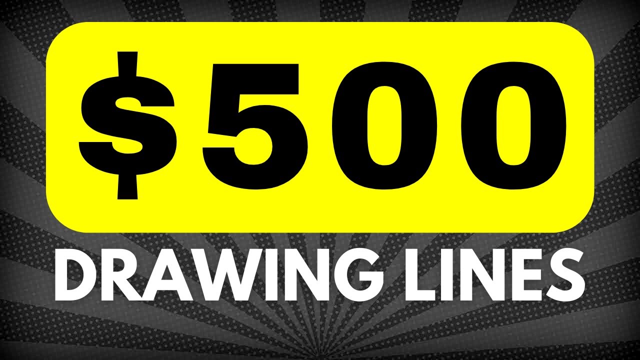 Get Paid $500 to Draw Lines for FREE! *Proof* (Make Money Online)