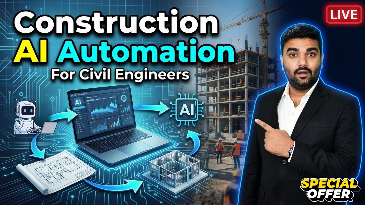How Civil Engineers Can Automate Construction Work Using AI Tools + Free Access Guide 2026