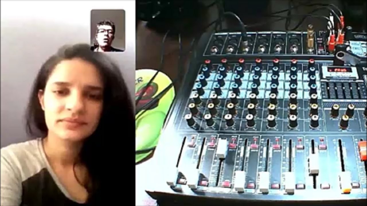 Como receber ligações telefônicas e de vídeo usando mesa de som