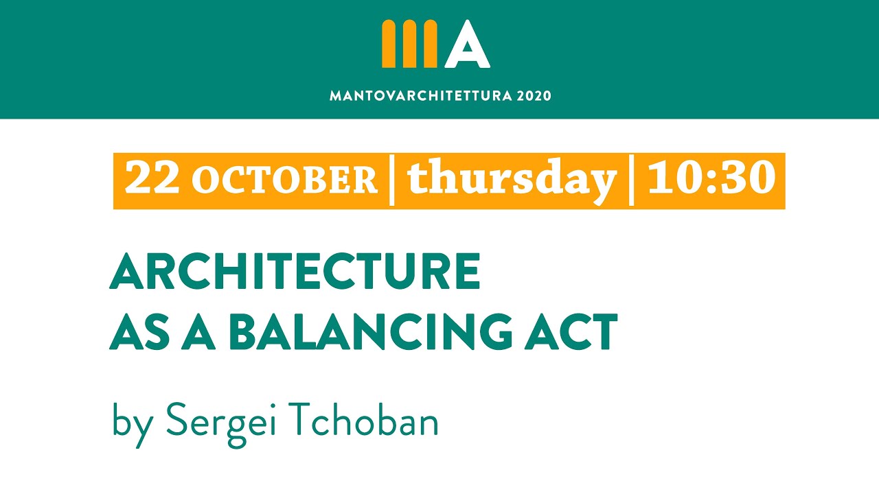 MA2020 | Architecture as a balancing act