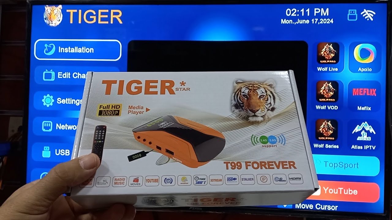 شرح طريقة زيادة ترددات و ترتيب القنوات طريقة حفظ ملف القنوات في  Clé USB قبل إعادة ضبط المصنع للجهاز