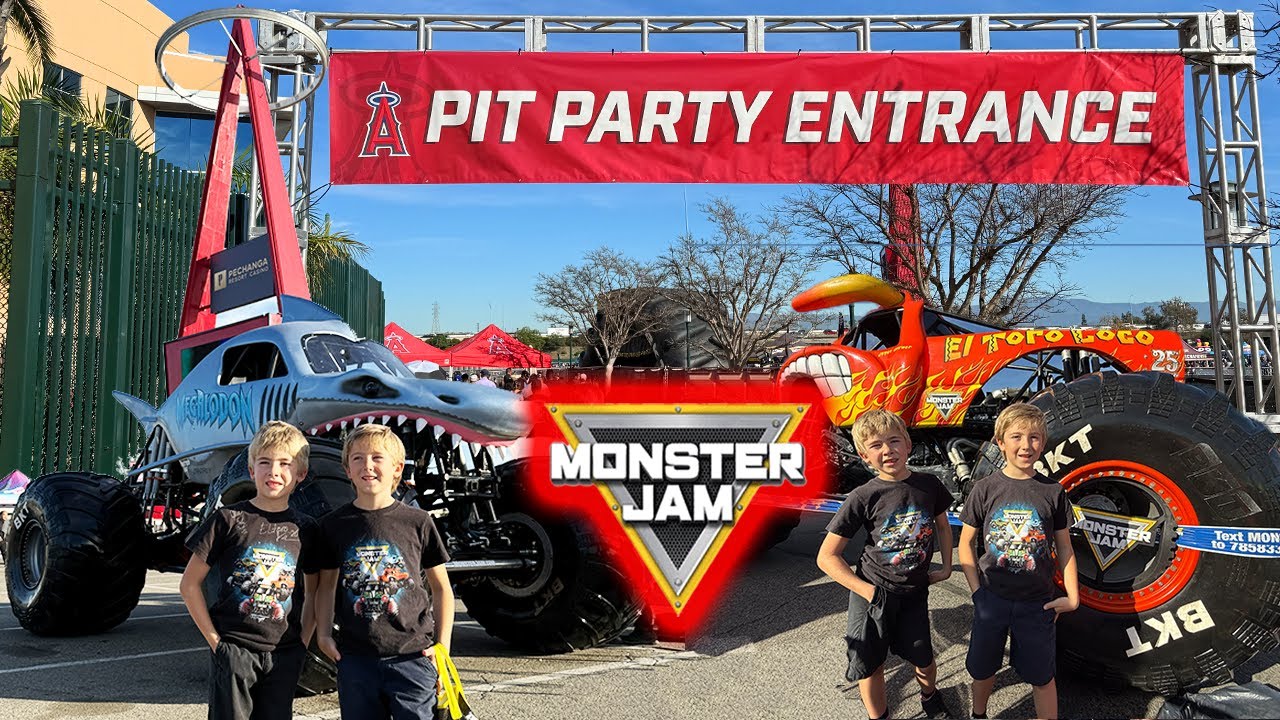 Мероприятия в пит-зоне Monster Jam 2026 на стадионе Angel Stadium | Полный спектр впечатлений для...