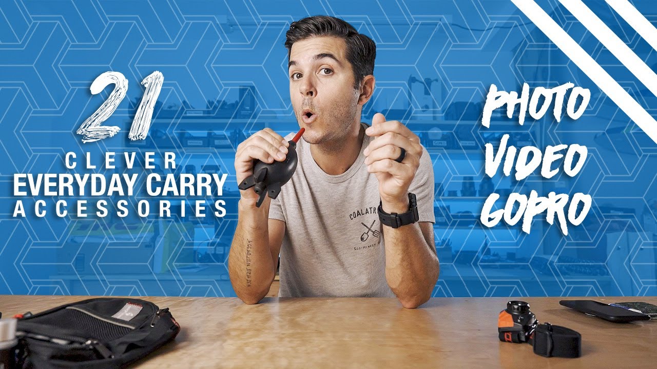 21 CLEVER Photo/Video/GoPro EVERYDAY CARRY ACCESSORIES - UNDER $50
