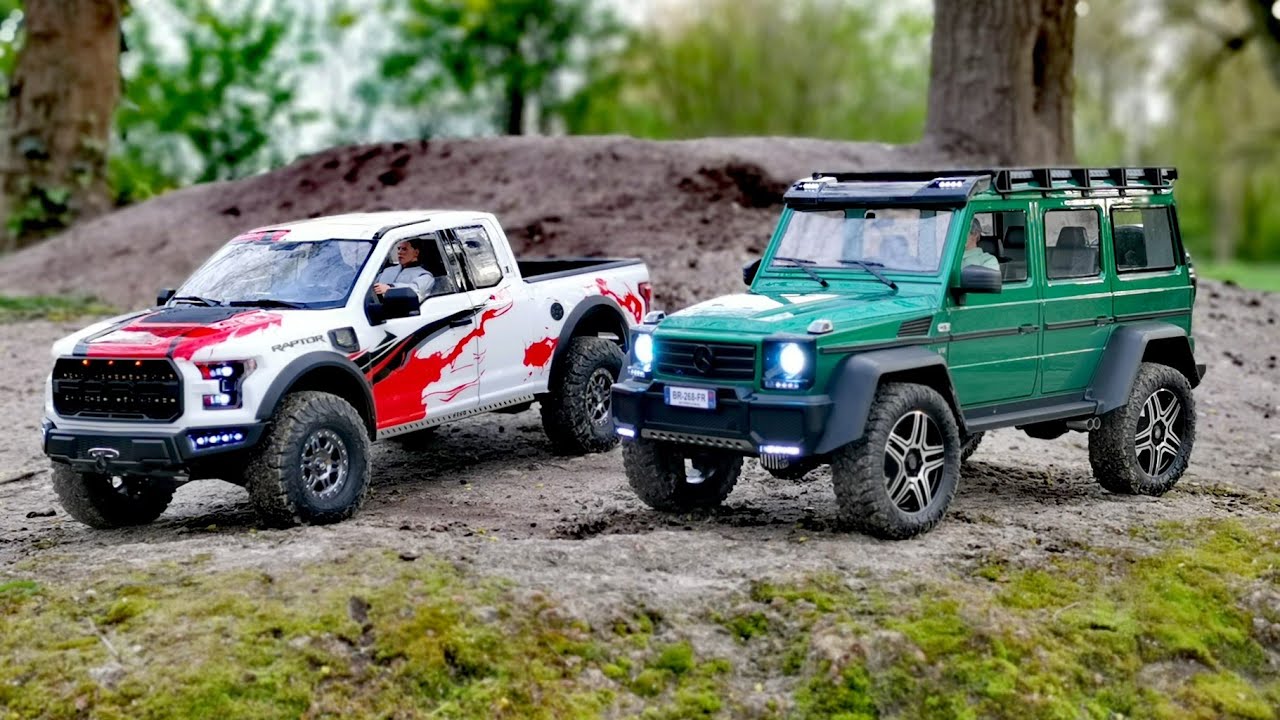 TRACTION HOBBY - F150 RAPTOR 1/8 et MERCEDEZ G550 PRO 1/8