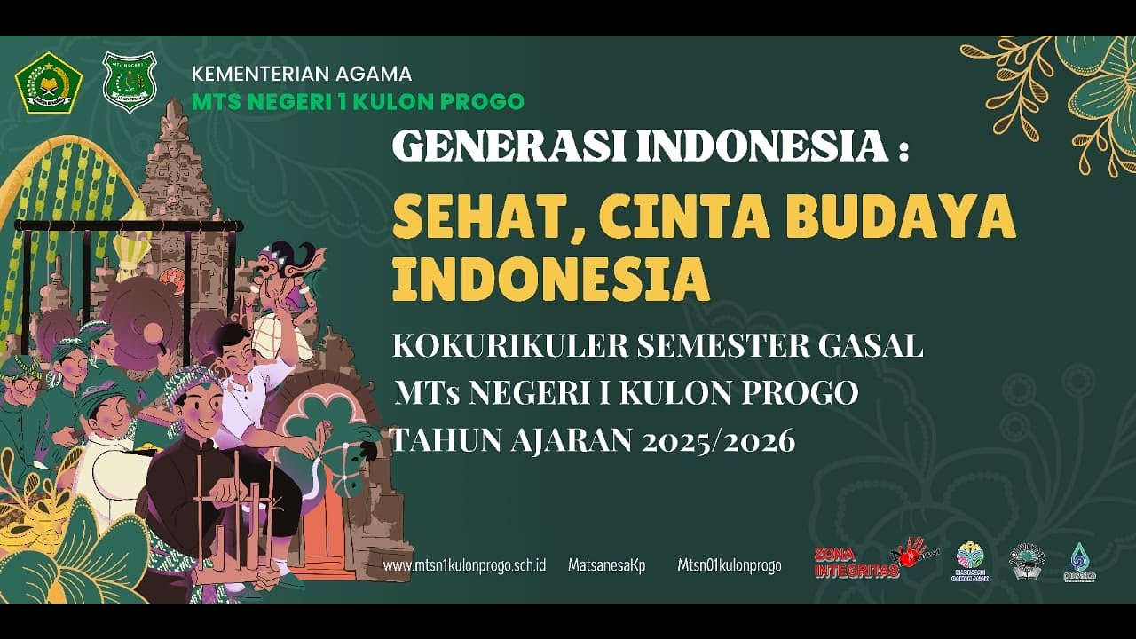 KOKURIKULER SEMESTER GASAL MTs NEGERI 1 KULON PROGO TA 2025/2026 HARI Ke 2