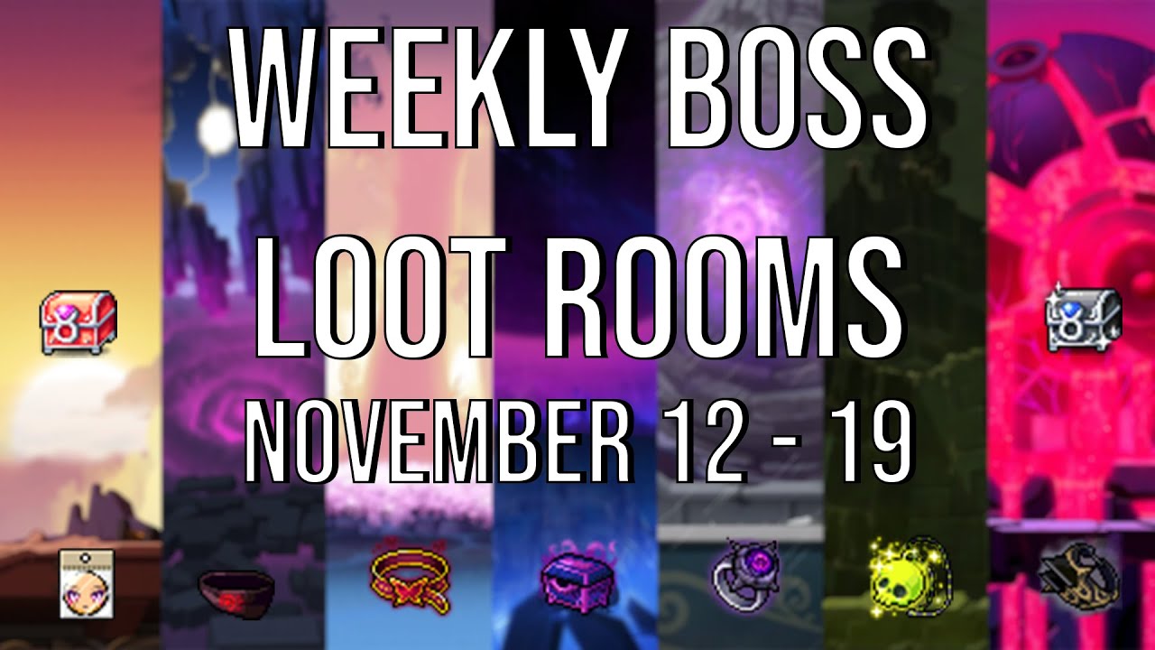 [GMS Kronos] Weekly Boss Loot Rooms (November 12-19)