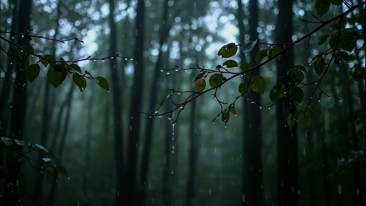 Deep Sleep Rain | Sound Therapy, Meditation Music, Stress Relief, Peaceful Nature
