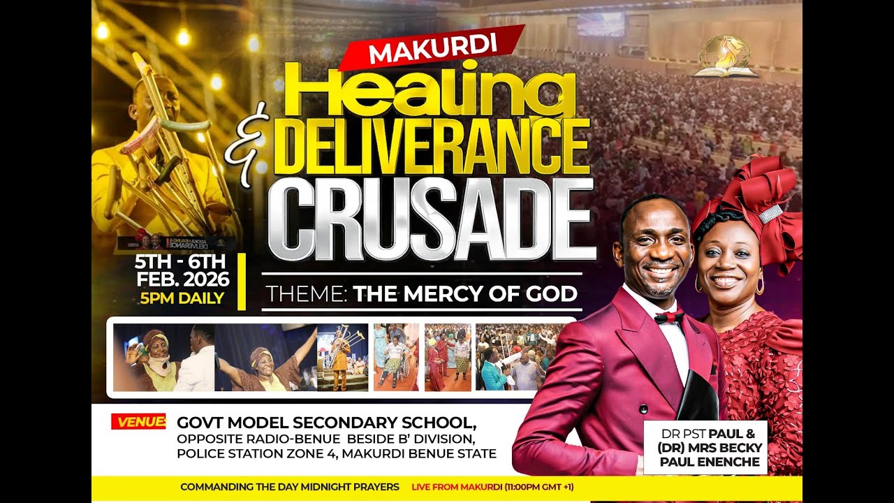 MAKURDI HEALING AND DELIVERANCE CRUSADE DAY 2 EVENING || 06-02-2026