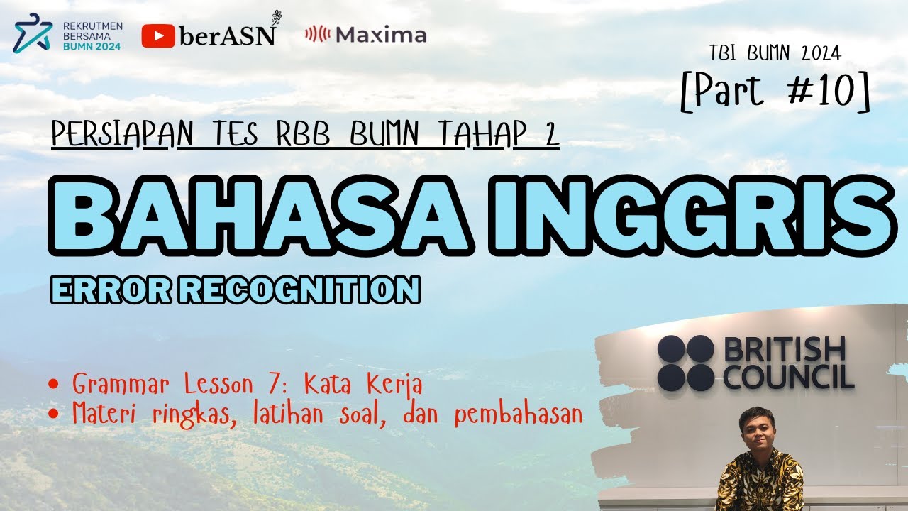 LATIHAN SOAL TBI BUMN 2024 | MATERI TBI BUMN | SOAL BAHASA INGGRIS TBI BUMN | PART 10