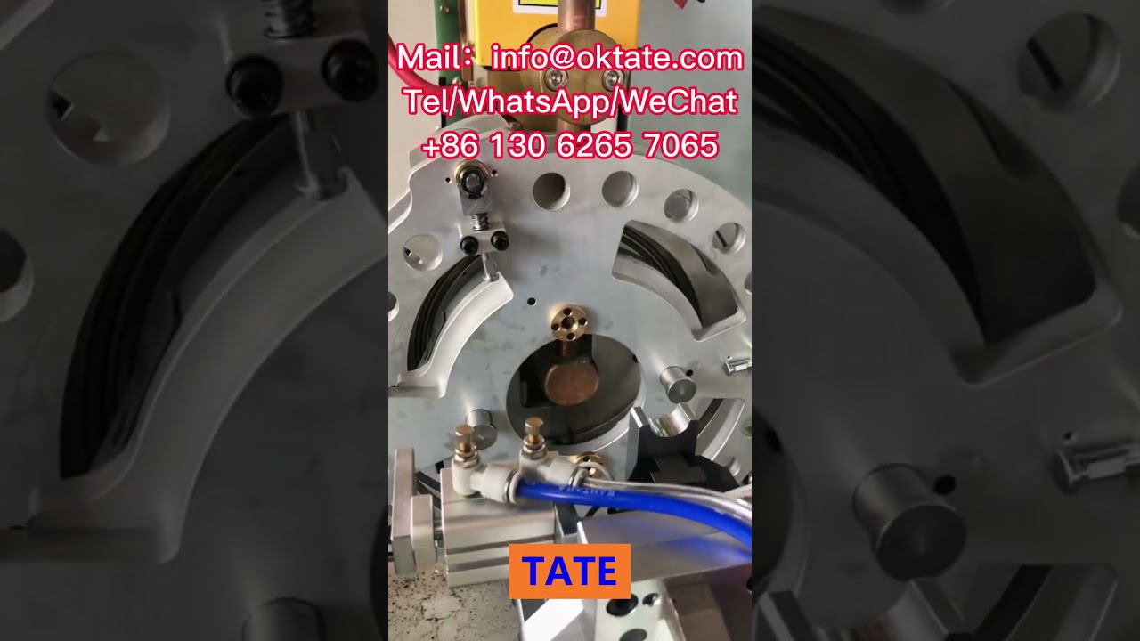 How to automate welding hoop/clamp/coupling? Just use the TATE hoop spot welder manufacture in China