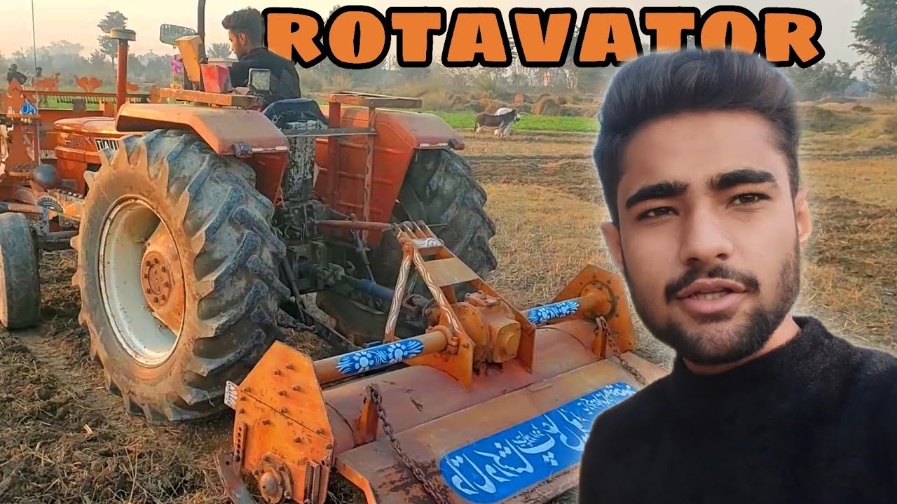 New Rotavator khareedny ky liye Test kiya | 48 Cutters Rotavator with Fiat 640 | Rana Mudasir 
