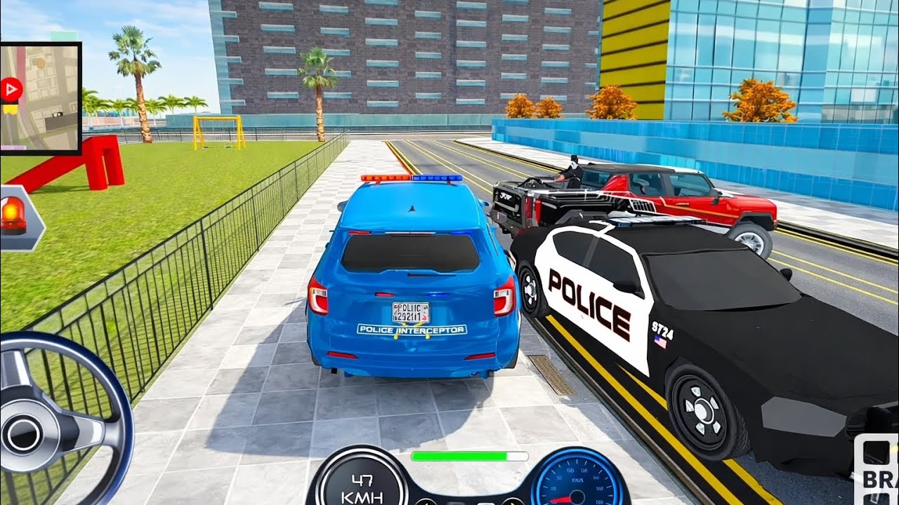 US Police Car Patrol Simulator 🚓 | High Speed Cop Chase Gameplay