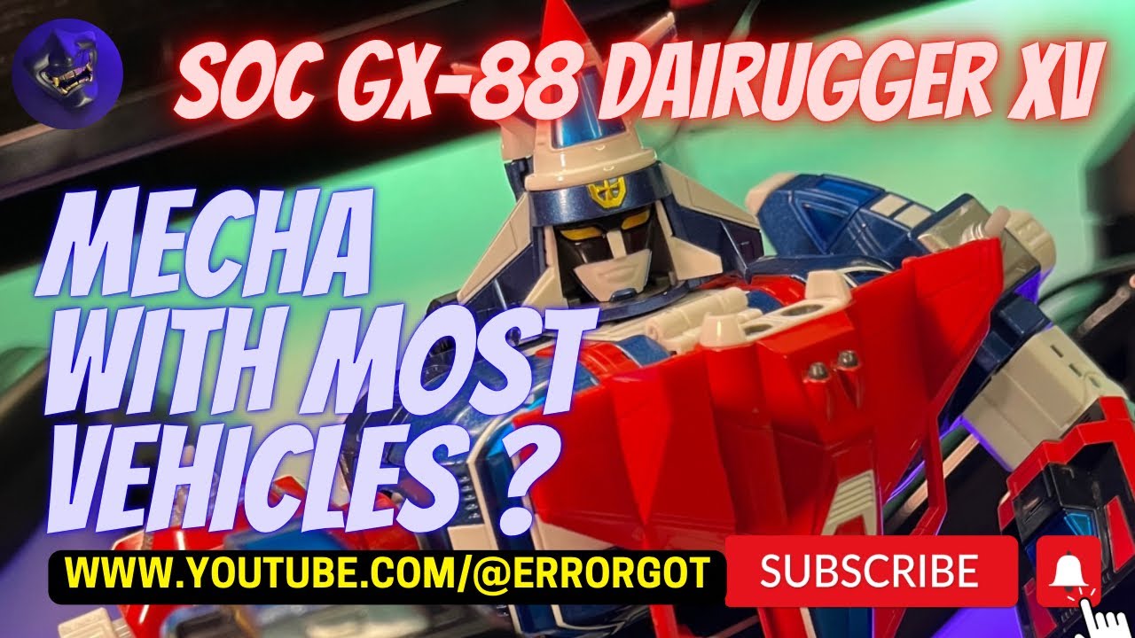 Mecha with most vehicles ? SOC GX-88 Dairugger XV