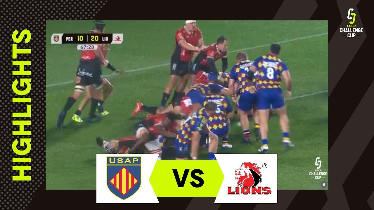 Blink and you&rsquo;ll miss it⚡| USA Perpignan v Lions | EPCR Challenge Cup Extended Highlights