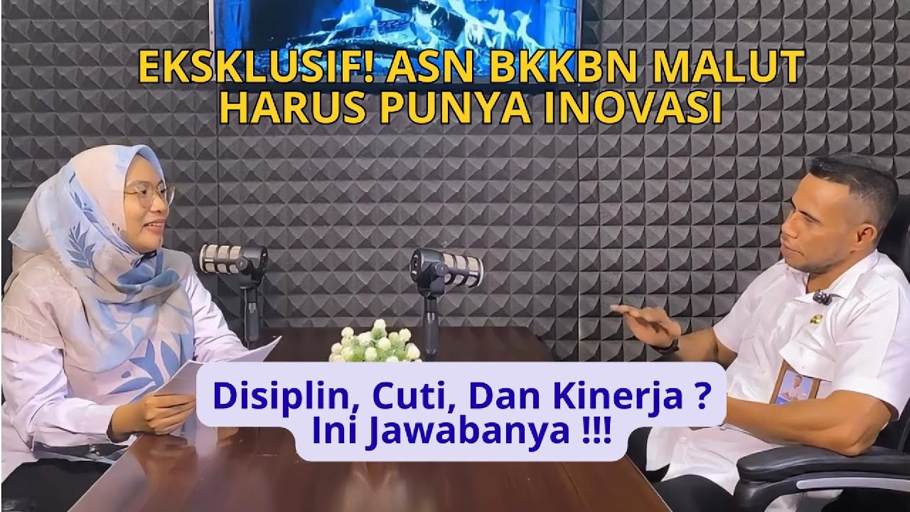 EKSKLUSIF ! Ansar Djainahu Sekretaris Perwakilan BKKBN Maluku Utara  Absensi Tepat Waktu Itu Penting