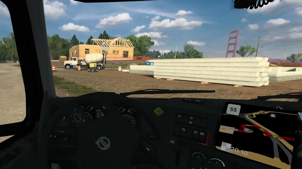 ATS Gameplay (1.57+)MODS /// Folge 18 ///  Teil 1/2 San Francisco (Kalifornien)- Idaho Falls (Idaho)