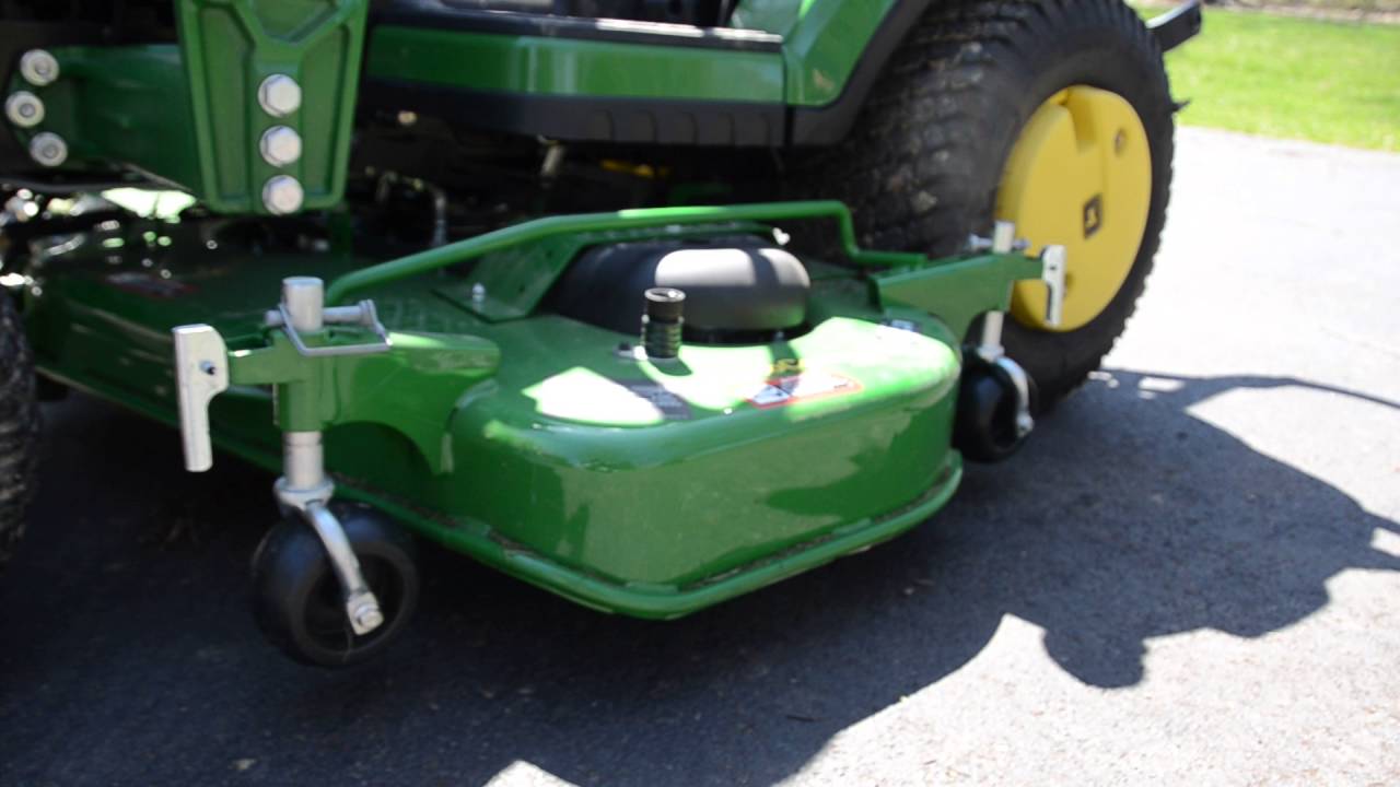 John Deere 1025R 60D Deck height