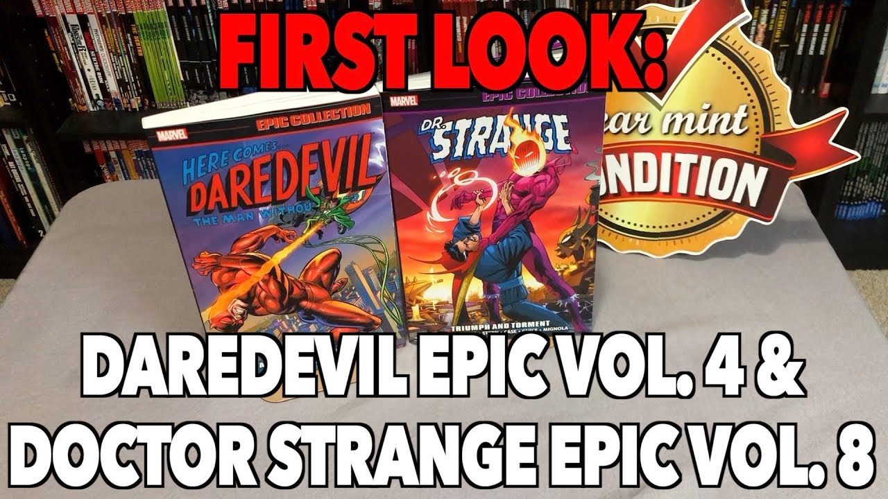FIRST LOOK - Daredevil Epic: A Woman Called Widow & Doctor Strange Epic: Triumph and Torment