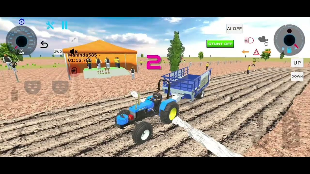 Aa gaya bhai #Rohit#bhai# RX 60 Win ho gaya #Trolly# Turnament me indian vehicles simulator 3D game 