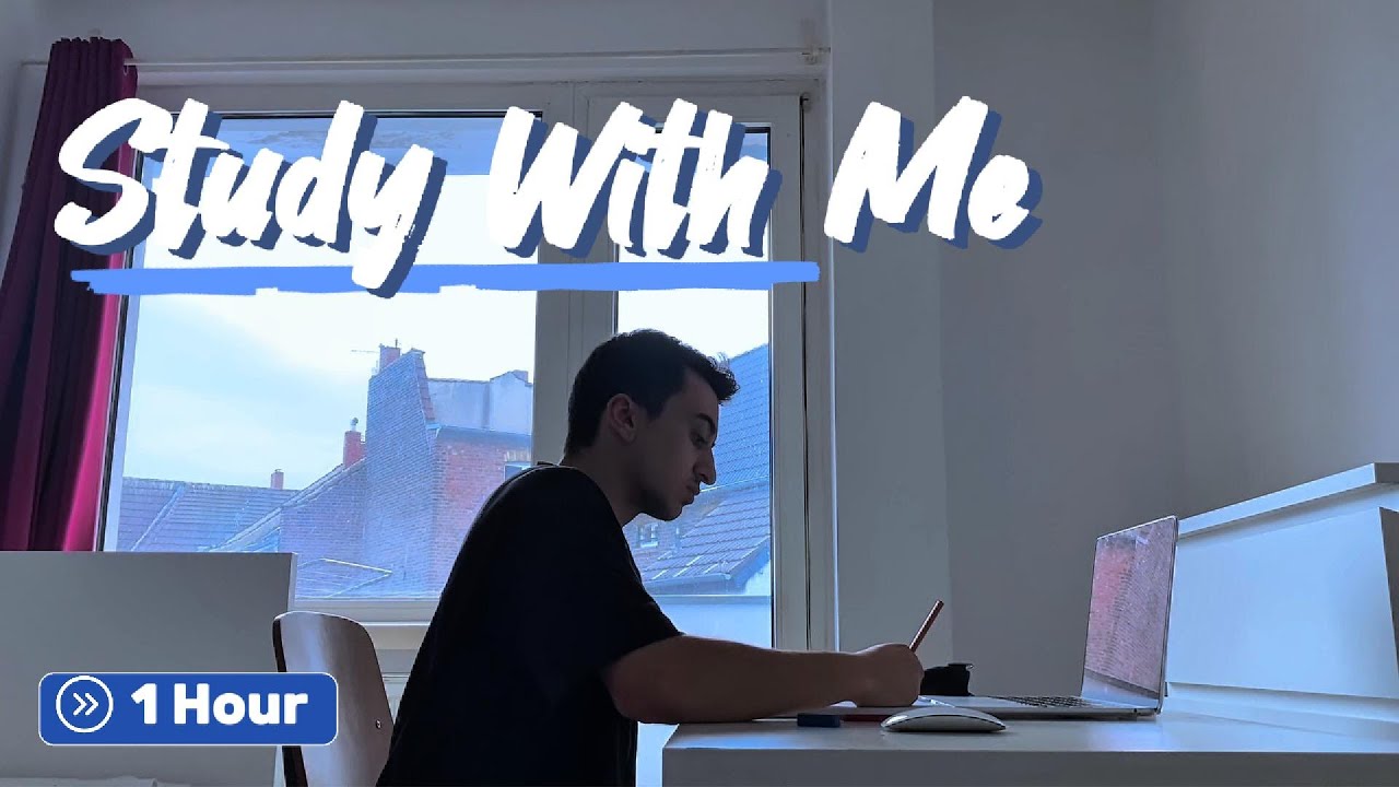 1-HOUR STUDY WITH ME | Rain Sounds & Deep Focus
