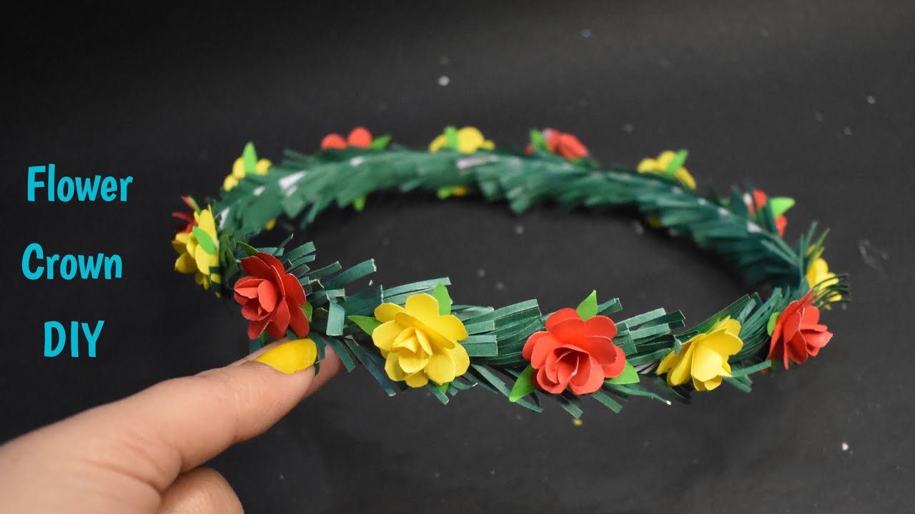 New Year Party Flower Crown DIY | New Year decoration idea | New Years Eve Paper Crown | Tiara Crown