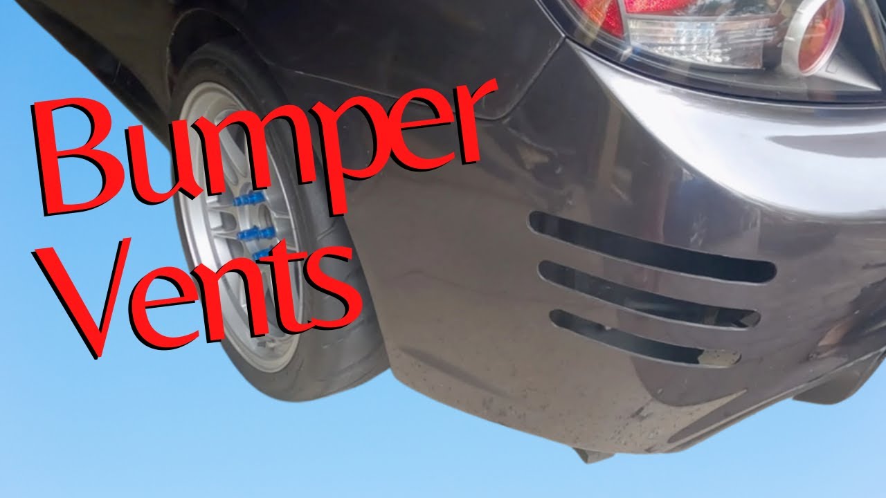 Hyundai Tiburon Turbo Project Episode 24 (Bumper Vents)