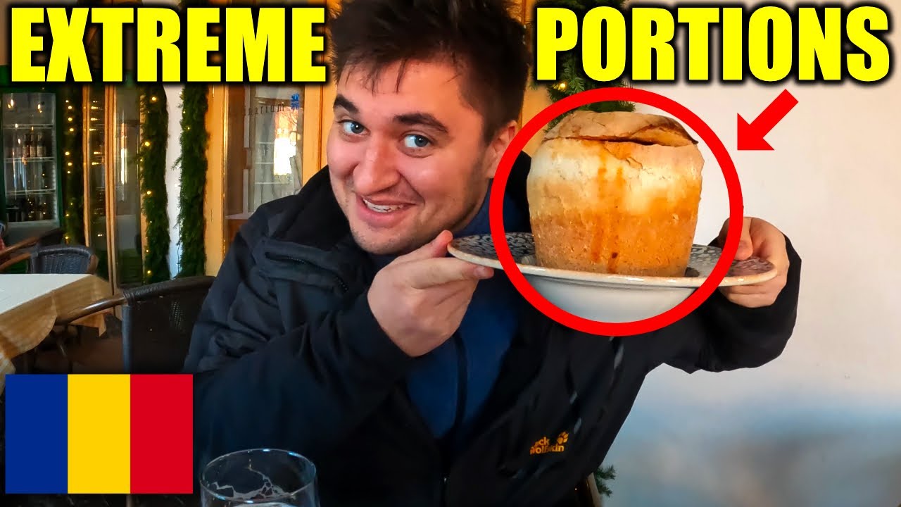 ROMANIAN FOOD Surprised Us! 🇷🇴 XXL Transylvania Food Tour In Sibiu!