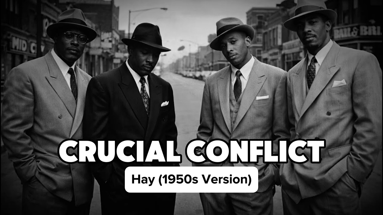 Hay (1950’s Doo-Wop Remix) | Crucial Conflict Goes Vintage Harmony ✨🍒