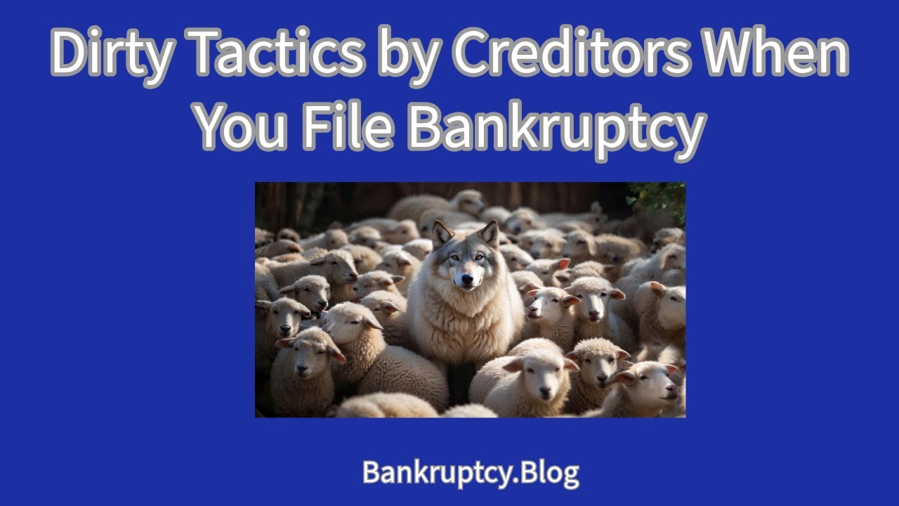What Creditors Do to Force You Into Signing a Reaffirmation Agreement When You File Bankruptcy.