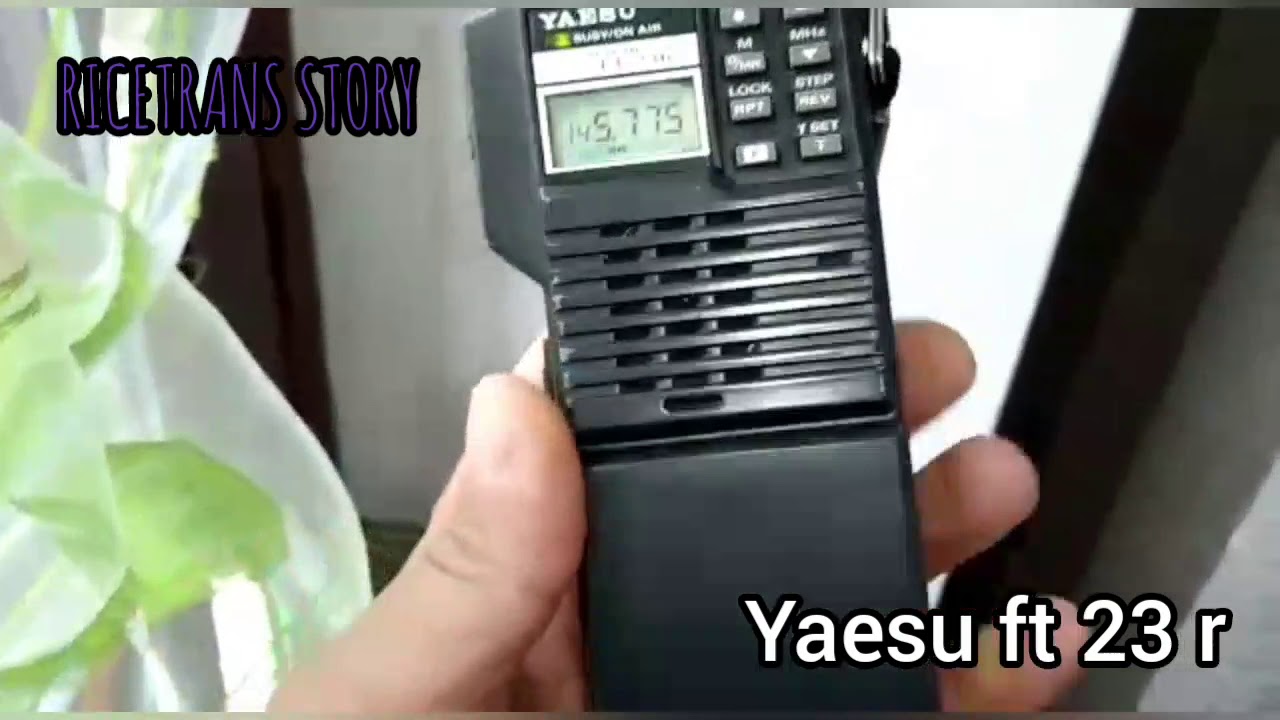 RICETRANS STORY EP 13 YAESU FT 23 R