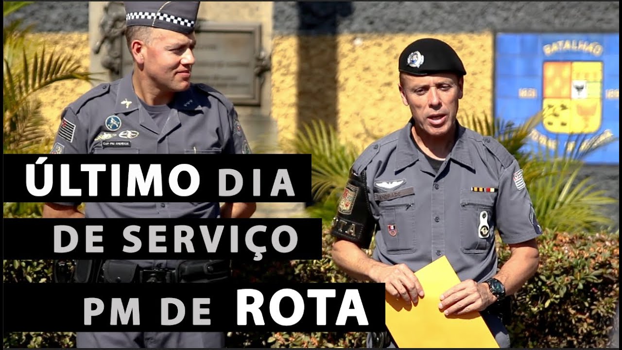 Último dia de serviço de um PM da ROTA